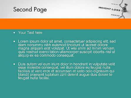 Templat PowerPoint Dasar-dasar Penurunan Berat Badan, Slide 2, 12087, Medis — PoweredTemplate.com