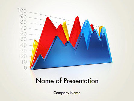 Area Chart PowerPoint Template, PowerPoint Template, 12098, Financial/Accounting — PoweredTemplate.com
