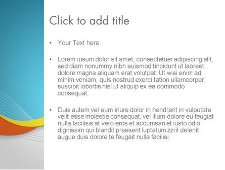 Modello PowerPoint - Onda tricolore, Slide 3, 12099, Astratto/Texture — PoweredTemplate.com
