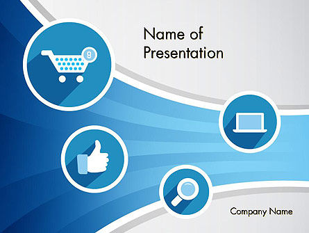 Modello PowerPoint - Icone e-commerce, Gratis Modello PowerPoint, 12115, Carriere/Industria — PoweredTemplate.com