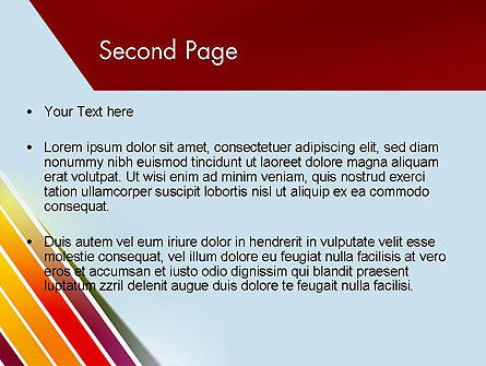 Tilted Stripes PowerPoint Template, Slide 2, 12122, Abstract/Textures — PoweredTemplate.com