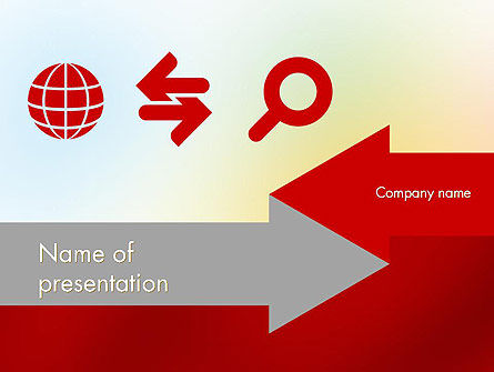 Business Thema In Plat Ontwerp PowerPoint Template, Gratis PowerPoint-sjabloon, 12129, Bedrijf — PoweredTemplate.com
