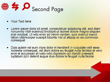 파워포인트 템플릿 - 평면 디자인의 비즈니스 테마, 슬라이드 2, 12129, 비즈니스 — PoweredTemplate.com