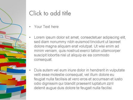 Modèle PowerPoint de résumé diffusant des rectangles colorés, Diapositive 3, 12130, Abstrait / Textures — PoweredTemplate.com
