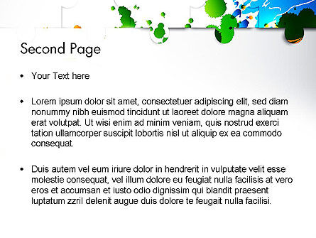 Modèle PowerPoint de contexte de puzzle, Diapositive 2, 12140, Abstrait / Textures — PoweredTemplate.com