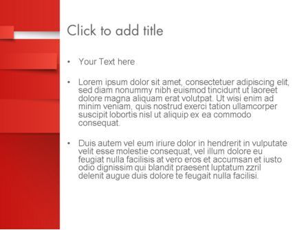 Modello PowerPoint - Tagliare strisce di carta rossa, Slide 3, 12162, Concetti del Lavoro — PoweredTemplate.com
