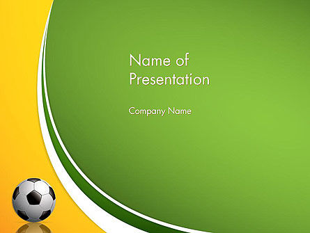 Modèle PowerPoint de thème du football, Modele PowerPoint, 12182, Sport — PoweredTemplate.com