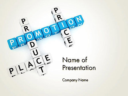 Plantilla de PowerPoint - estrategia de promoción, Gratis Plantilla de PowerPoint, 12198, Profesiones/ Industria — PoweredTemplate.com
