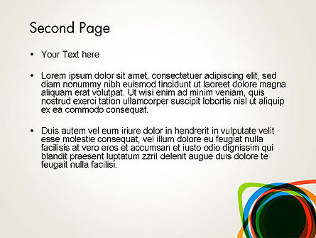 Modello PowerPoint - Cerchi colorati astratti, Slide 2, 12209, Astratto/Texture — PoweredTemplate.com