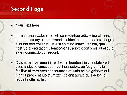 Modello PowerPoint - Parlare di bolle, Slide 2, 12213, Concetti del Lavoro — PoweredTemplate.com