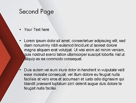 Pfeil-stil PowerPoint Vorlage, Folie 2, 12246, Abstrakt/Texturen — PoweredTemplate.com