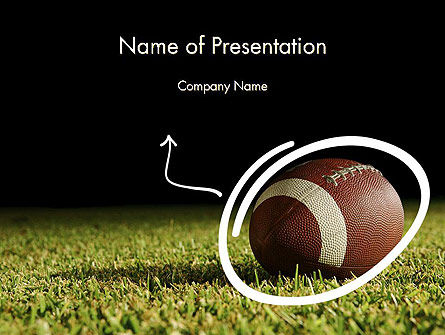 Super Bowl Feest PowerPoint Template, PowerPoint-sjabloon, 12262, Sport — PoweredTemplate.com