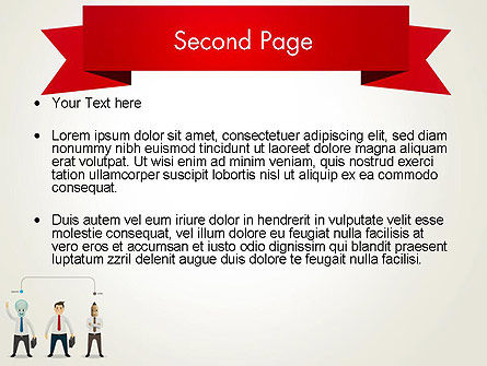 Templat PowerPoint Spanduk Dan Karakter, Slide 2, 12265, Education & Training — PoweredTemplate.com