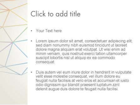 Plantilla de PowerPoint - malla triangular abstracta, Diapositiva 3, 12275, Abstracto / Texturas — PoweredTemplate.com