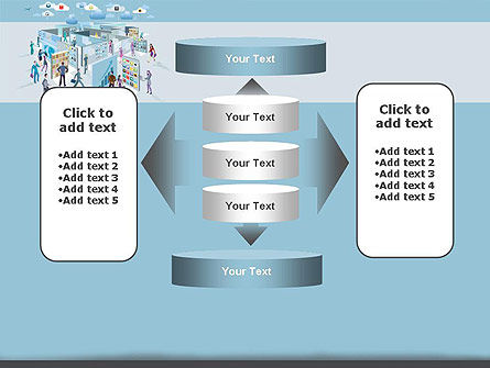 Mobile Business Applications Maze PowerPoint Template, Backgrounds ...