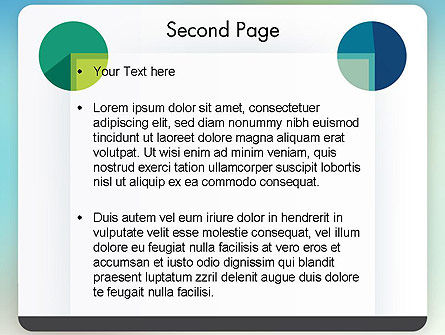 Modèle PowerPoint de style de carte de visite, Diapositive 2, 12289, Abstrait / Textures — PoweredTemplate.com