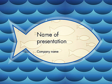 Fish Theme Background PowerPoint Template, PowerPoint Template, 12293, Abstract/Textures — PoweredTemplate.com