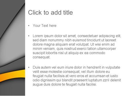 Flexible wellen PowerPoint Vorlage, Folie 3, 12305, Abstrakt/Texturen — PoweredTemplate.com