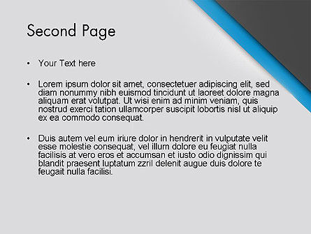 Modèle PowerPoint de en pointe, Diapositive 2, 12315, Abstrait / Textures — PoweredTemplate.com