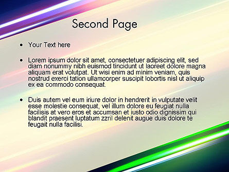 Modello PowerPoint - Luci mobili spettrali, Slide 2, 12326, Astratto/Texture — PoweredTemplate.com