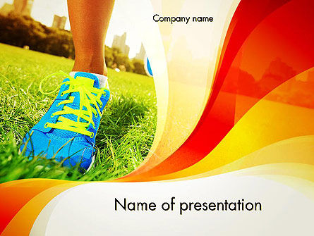 Templat PowerPoint Latihan Berjalan, Gratis Templat PowerPoint, 12328, Kesehatan dan Rekreasi — PoweredTemplate.com