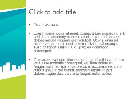 Modello PowerPoint - Skyline della città, Slide 3, 12330, Lavoro — PoweredTemplate.com