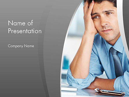 感觉压力PowerPoint模板, 免费 PowerPoint模板, 12333, 职业/行业 — PoweredTemplate.com