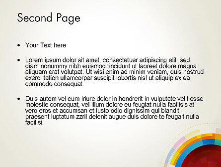 Monochromatic Sectors PowerPoint Template, Slide 2, 12335, Abstract/Textures — PoweredTemplate.com