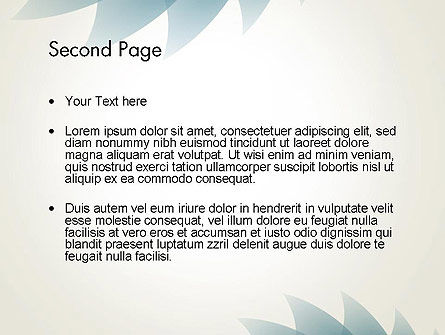 Abstrakt sägezahn PowerPoint Vorlage, Folie 2, 12350, Abstrakt/Texturen — PoweredTemplate.com