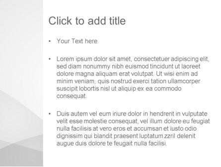 Plantilla de PowerPoint - resumen capas redondeadas gris, Diapositiva 3, 12351, Abstracto / Texturas — PoweredTemplate.com