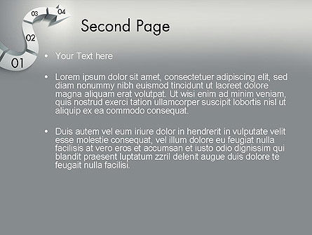 3d Weg Concept PowerPoint Template, Dia 2, 12354, Business Concepten — PoweredTemplate.com