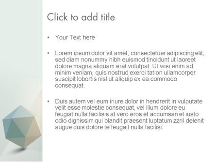 Modello PowerPoint - Icosaedro 3d, Slide 3, 12368, 3D — PoweredTemplate.com