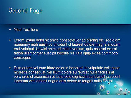 Modello PowerPoint - Cerchi di rete, Slide 2, 12394, Carriere/Industria — PoweredTemplate.com