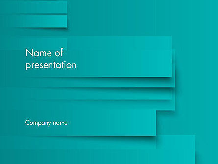 Abstract Turquoise PowerPoint Template, PowerPoint Template, 12416, Abstract/Textures — PoweredTemplate.com
