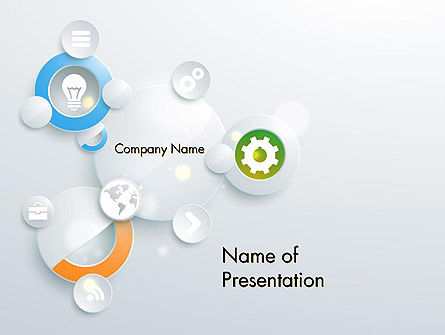Plantilla de PowerPoint - infografía creativa, 12442, Negocios — PoweredTemplate.com