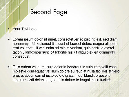 Modello PowerPoint - Strati verdi astratti, Slide 2, 12450, Astratto/Texture — PoweredTemplate.com