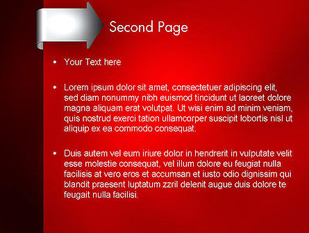 Arrow Tab PowerPoint Template, Slide 2, 12461, Business — PoweredTemplate.com