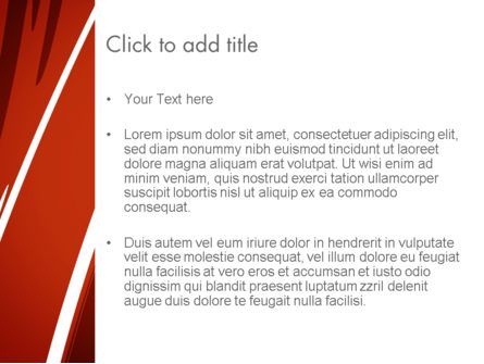Modello PowerPoint - Sbavature rosse astratte, Slide 3, 12471, Astratto/Texture — PoweredTemplate.com