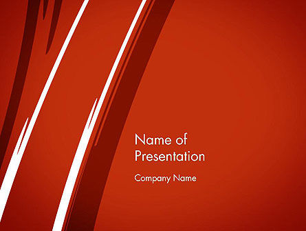 Abstract Red Smudges PowerPoint Template, Free PowerPoint Template, 12471, Abstract/Textures — PoweredTemplate.com