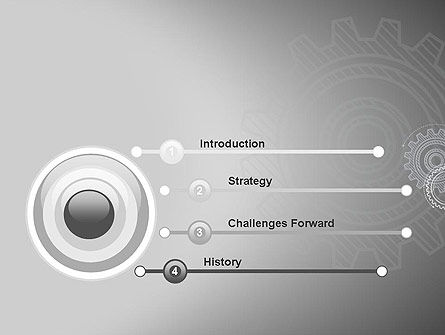 Mechanical Gears Draft Powerpoint Template Backgrounds 12472 Poweredtemplate Com Mechanical Ppt Templates