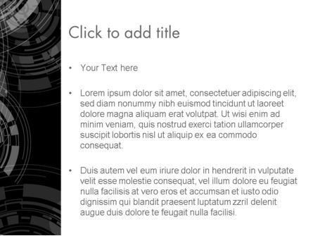 Modello PowerPoint - Cerchi di tecnologia astratta, Slide 3, 12476, Astratto/Texture — PoweredTemplate.com