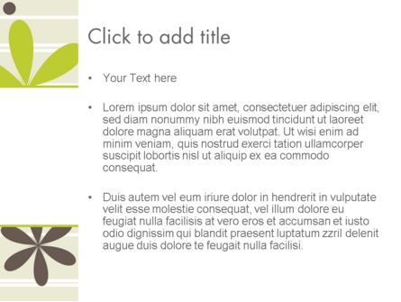 Floral Design Pattern PowerPoint Template, Slide 3, 12481, Abstract/Textures — PoweredTemplate.com