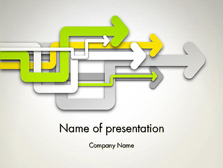 Abstracte Achtergrond Met Pijlen PowerPoint Template, PowerPoint-sjabloon, 12484, Abstract/Textuur — PoweredTemplate.com