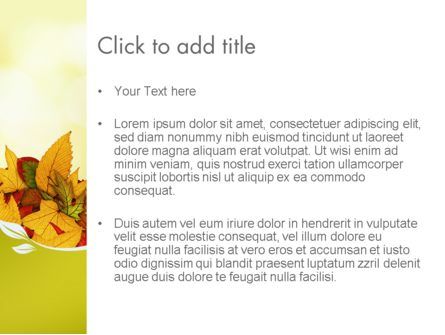 Plantilla de PowerPoint - alfombra de hojas caídas, Diapositiva 3, 12509, Naturaleza y medio ambiente — PoweredTemplate.com