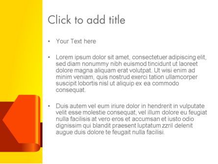 Modello PowerPoint - Frecce piegate, Slide 3, 12510, Lavoro — PoweredTemplate.com