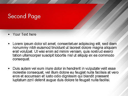 様式化された鋼の背景 - PowerPointテンプレート, スライド 2, 12522, 抽象／テクスチャ — PoweredTemplate.com