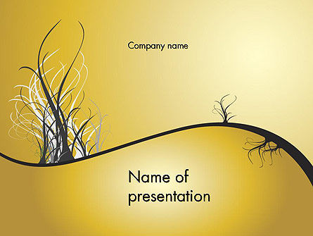 Abstract Tree Branch PowerPoint Template, Free PowerPoint Template, 12538, Nature & Environment — PoweredTemplate.com