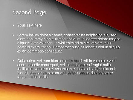 Abstracte Vaste Lagen PowerPoint Template, Dia 2, 12545, Abstract/Textuur — PoweredTemplate.com