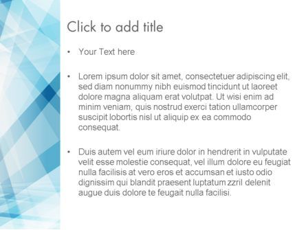 Modello PowerPoint - Blu astratto creativo, Slide 3, 12547, Astratto/Texture — PoweredTemplate.com