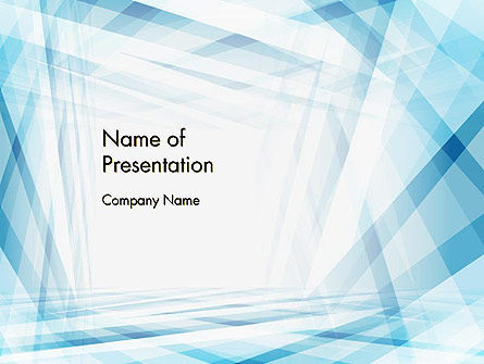 Kreatives abstraktes blau PowerPoint Vorlage, PowerPoint-Vorlage, 12547, Abstrakt/Texturen — PoweredTemplate.com